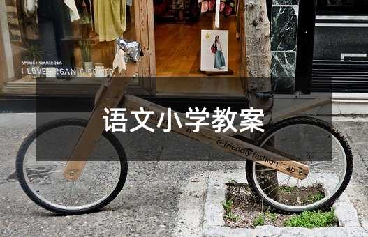 语文小学教案