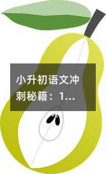 小升初语文冲刺秘籍:10大核心知识点,一招搞定高分!